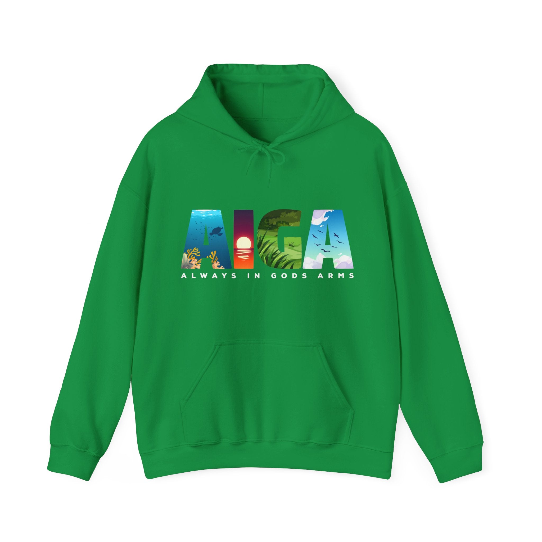 "AIGA - Always In Gods Arms" Adult Unisex Hoodie