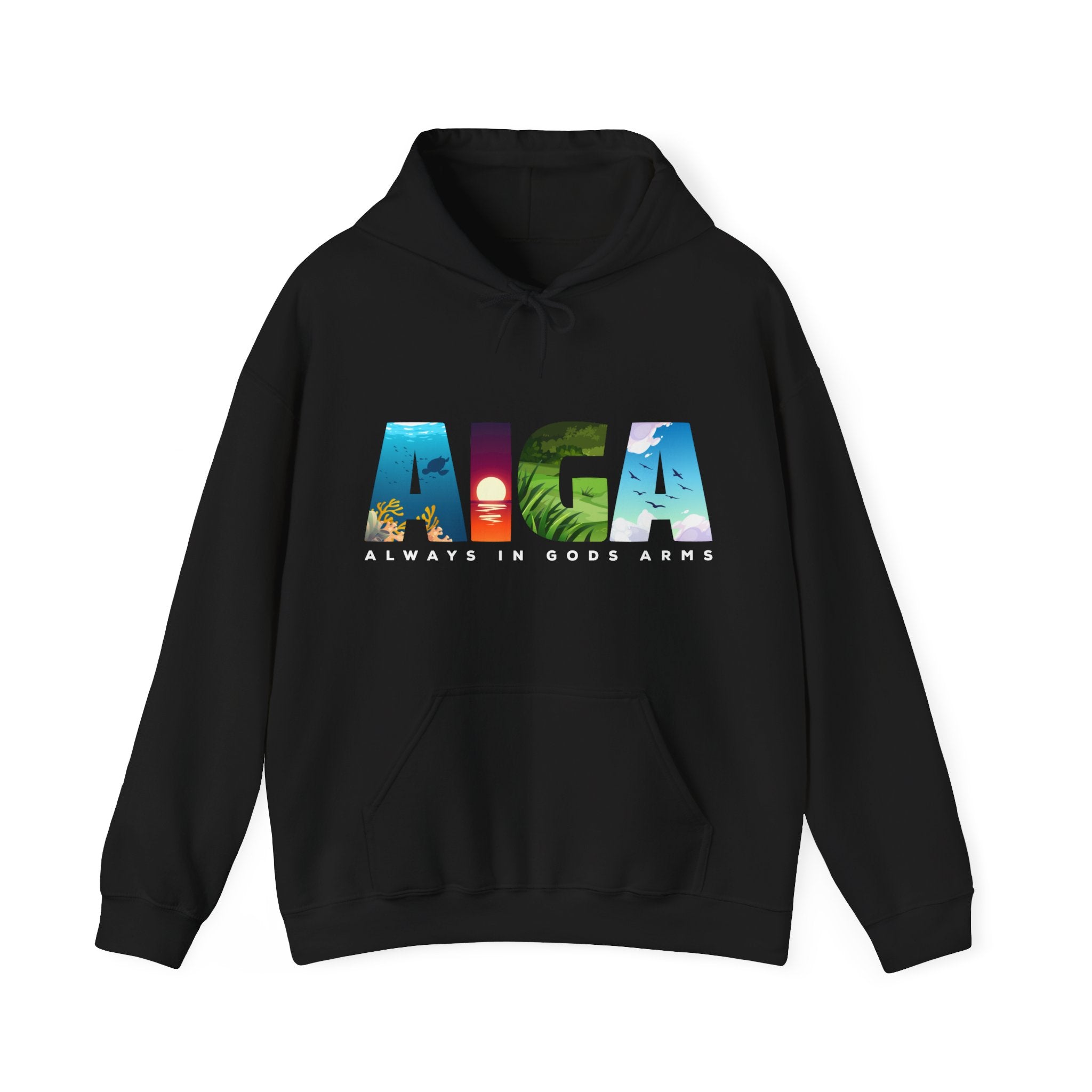 "AIGA - Always In Gods Arms" Adult Unisex Hoodie