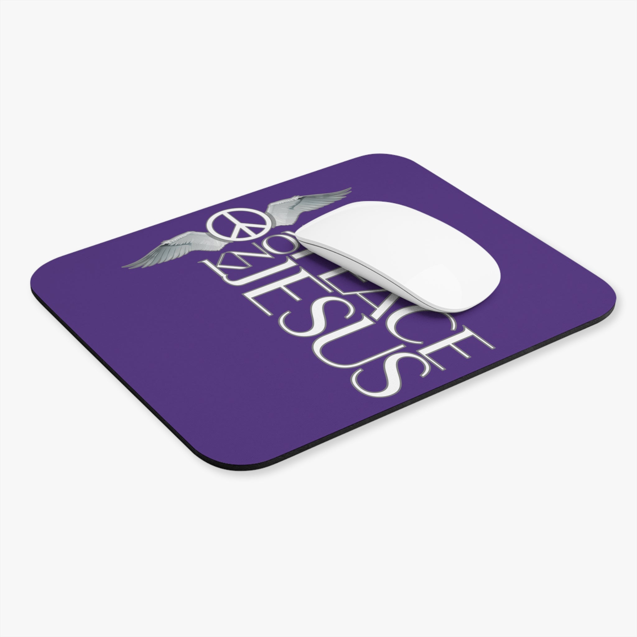 "Know Jesus Know Peace" Mouse Pad (Rectangle)