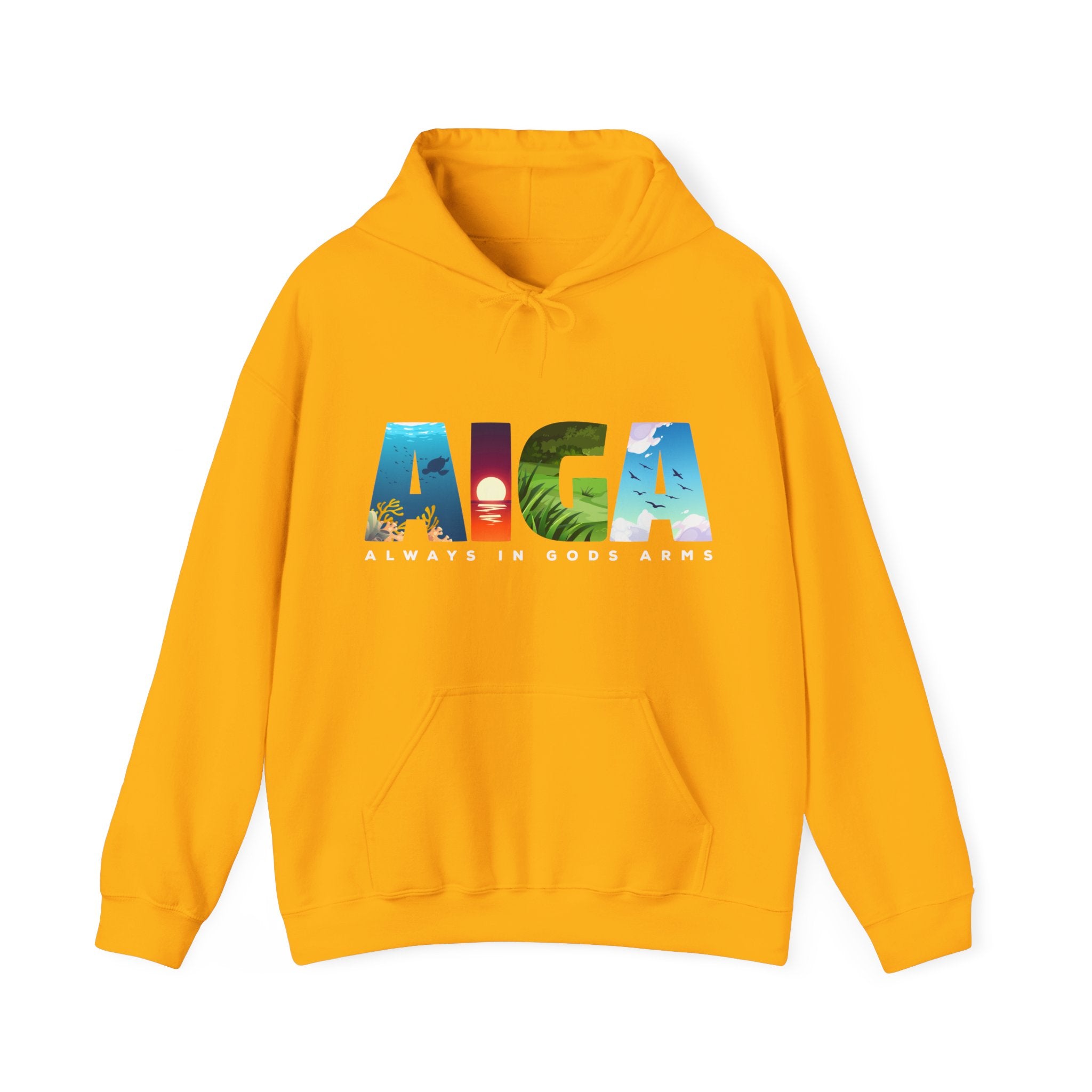 "AIGA - Always In Gods Arms" Adult Unisex Hoodie