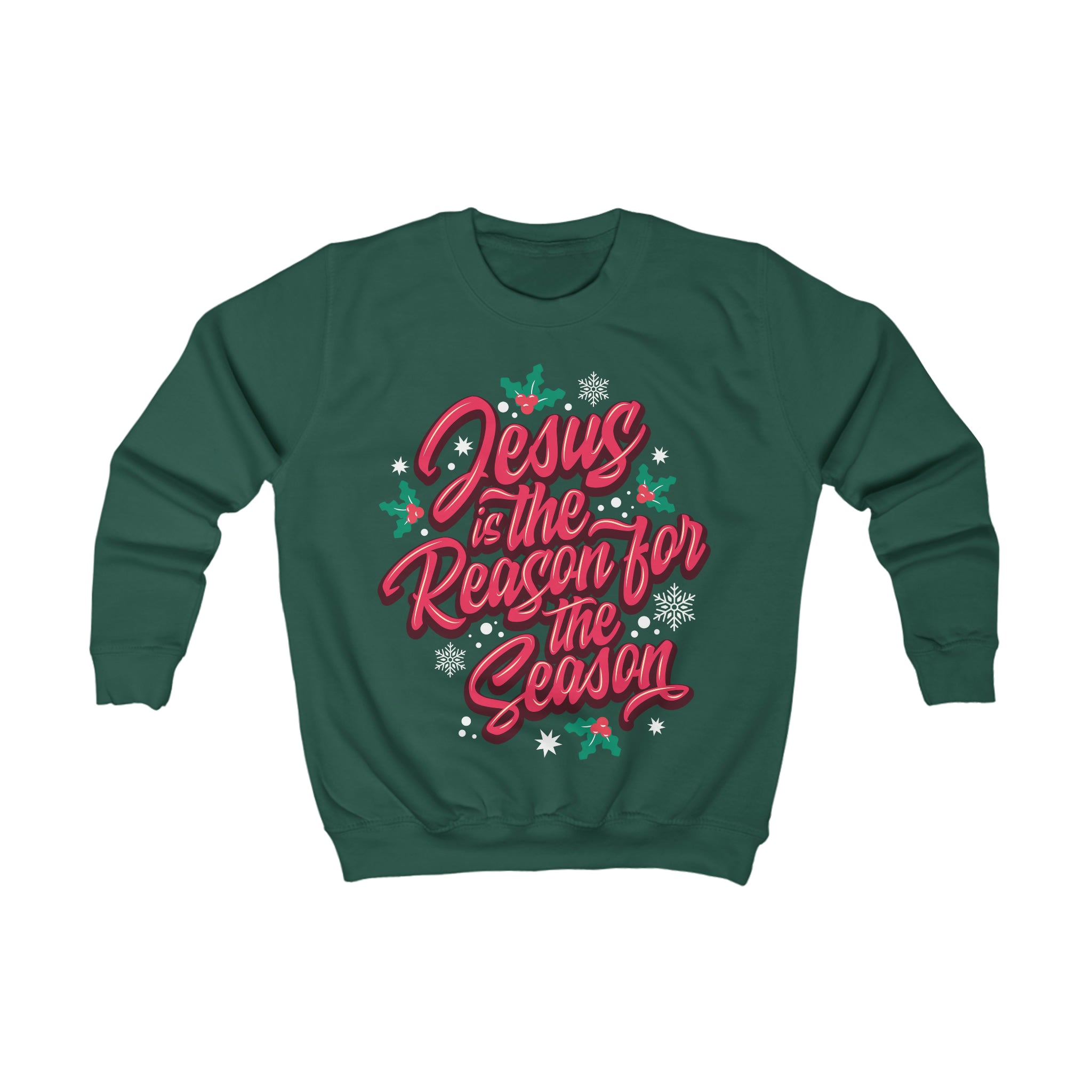 “Jesus Is The Reason For The Season” Youth/Unisex Sweatshirt