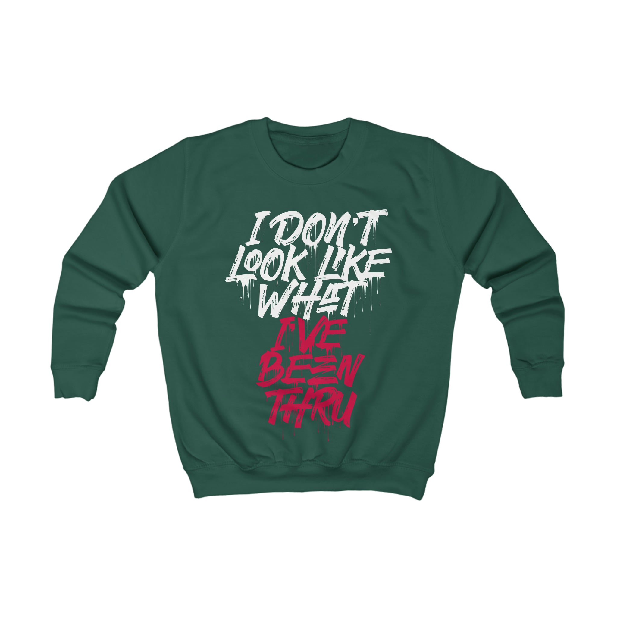 “I Don’t Look Like What I’ve Been Thru” Youth/Unisex Sweatshirt