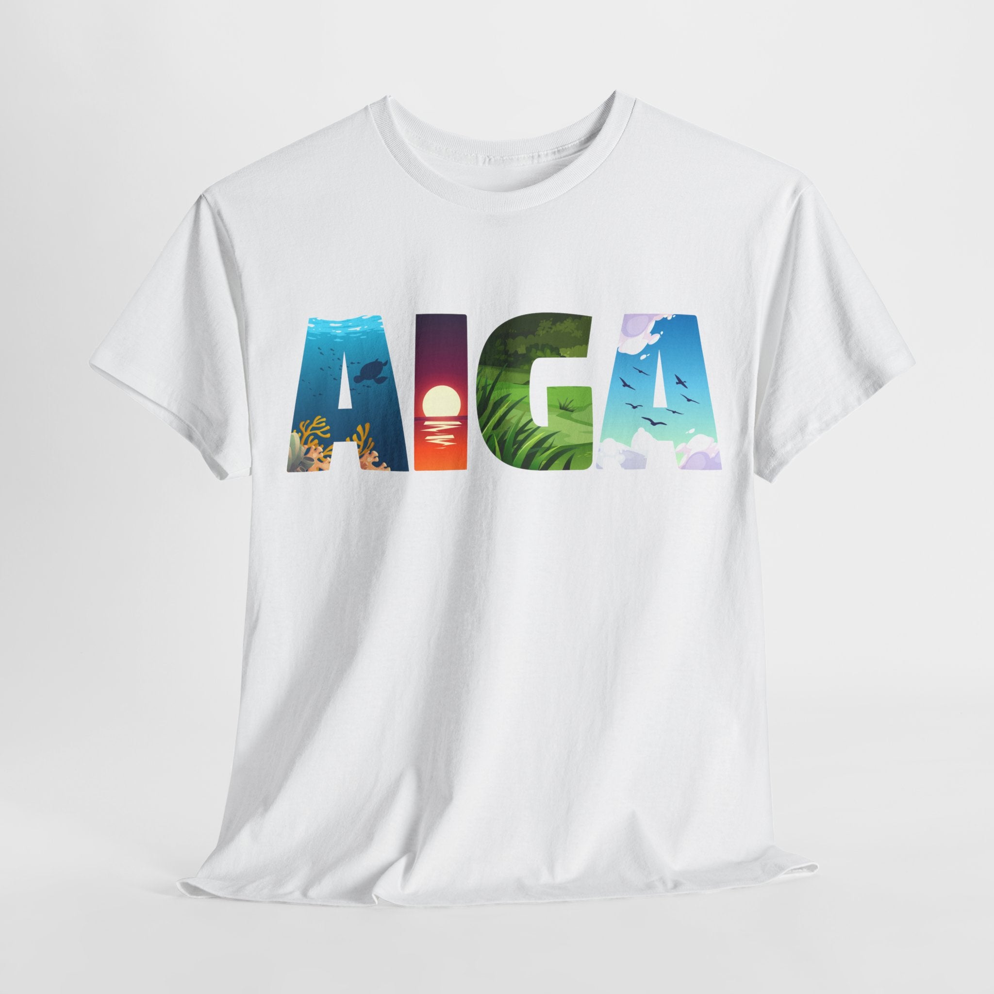 "AIGA - Always In Gods Arms" Unisex Tee