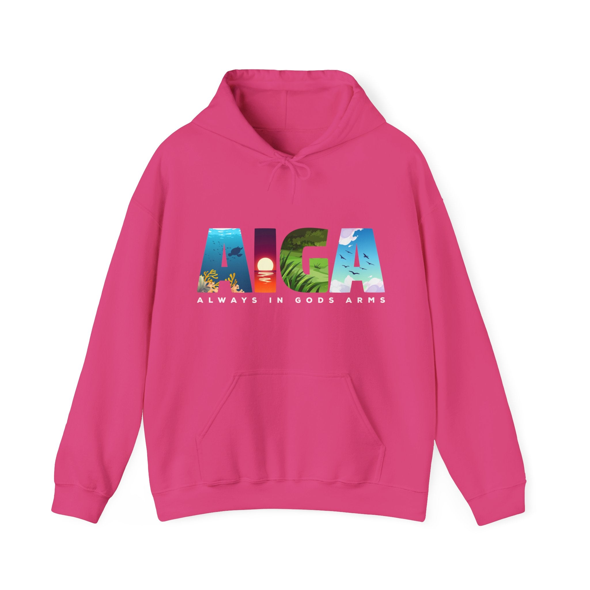 "AIGA - Always In Gods Arms" Adult Unisex Hoodie