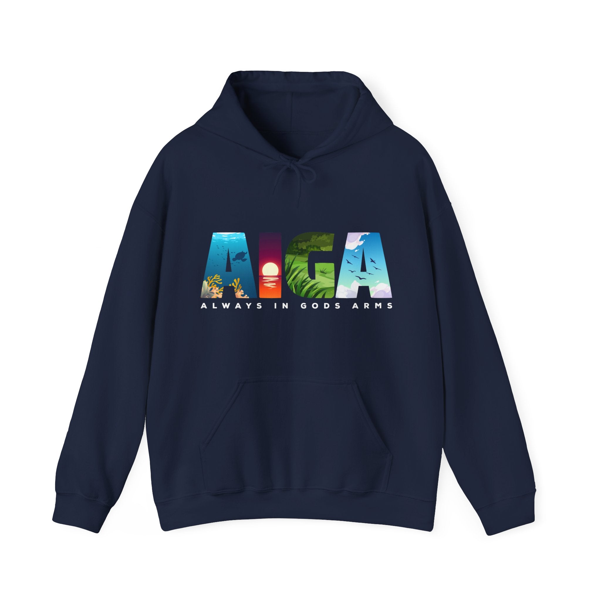 "AIGA - Always In Gods Arms" Adult Unisex Hoodie