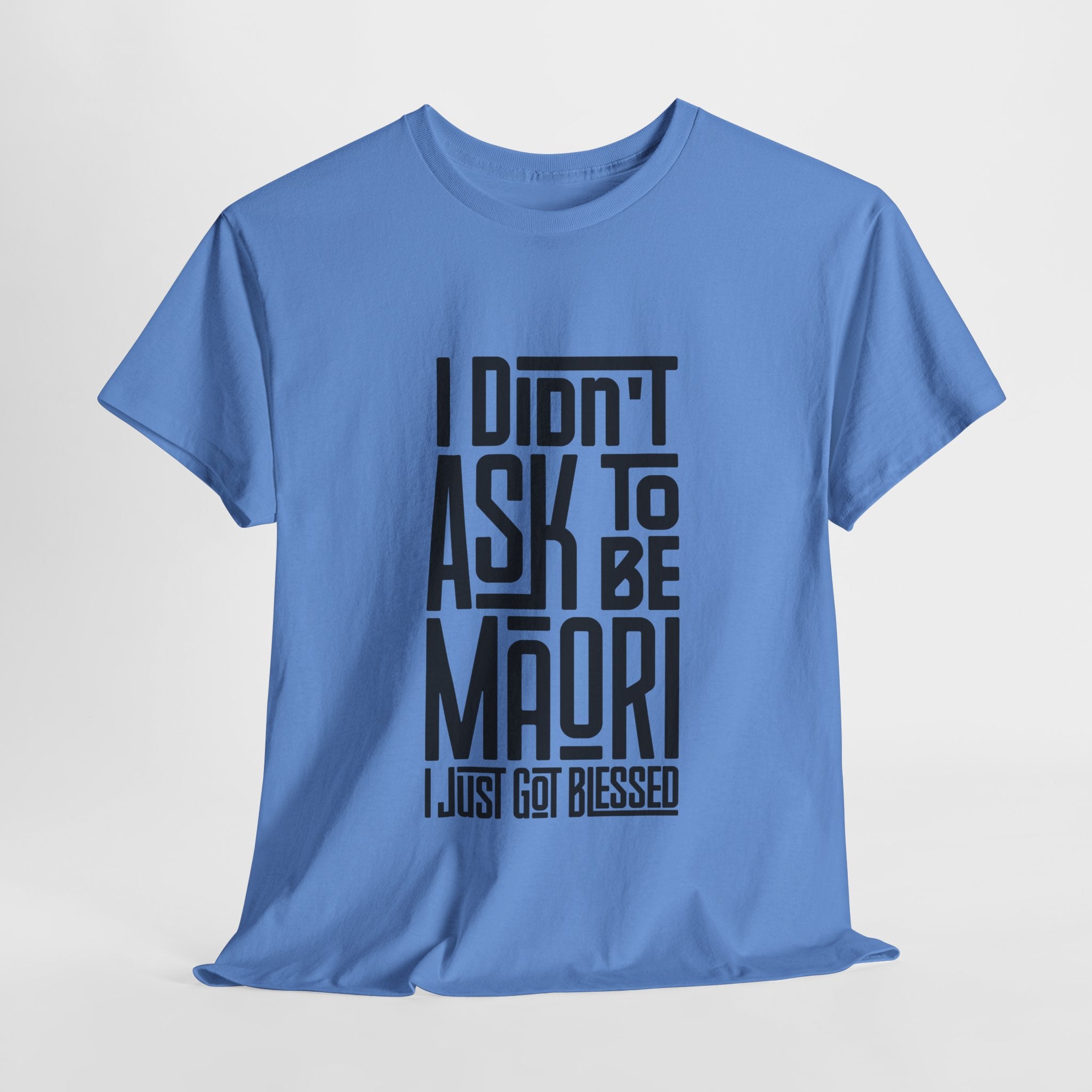 "I Didn't Ask To Be Maori" Unisex Tee Black Print