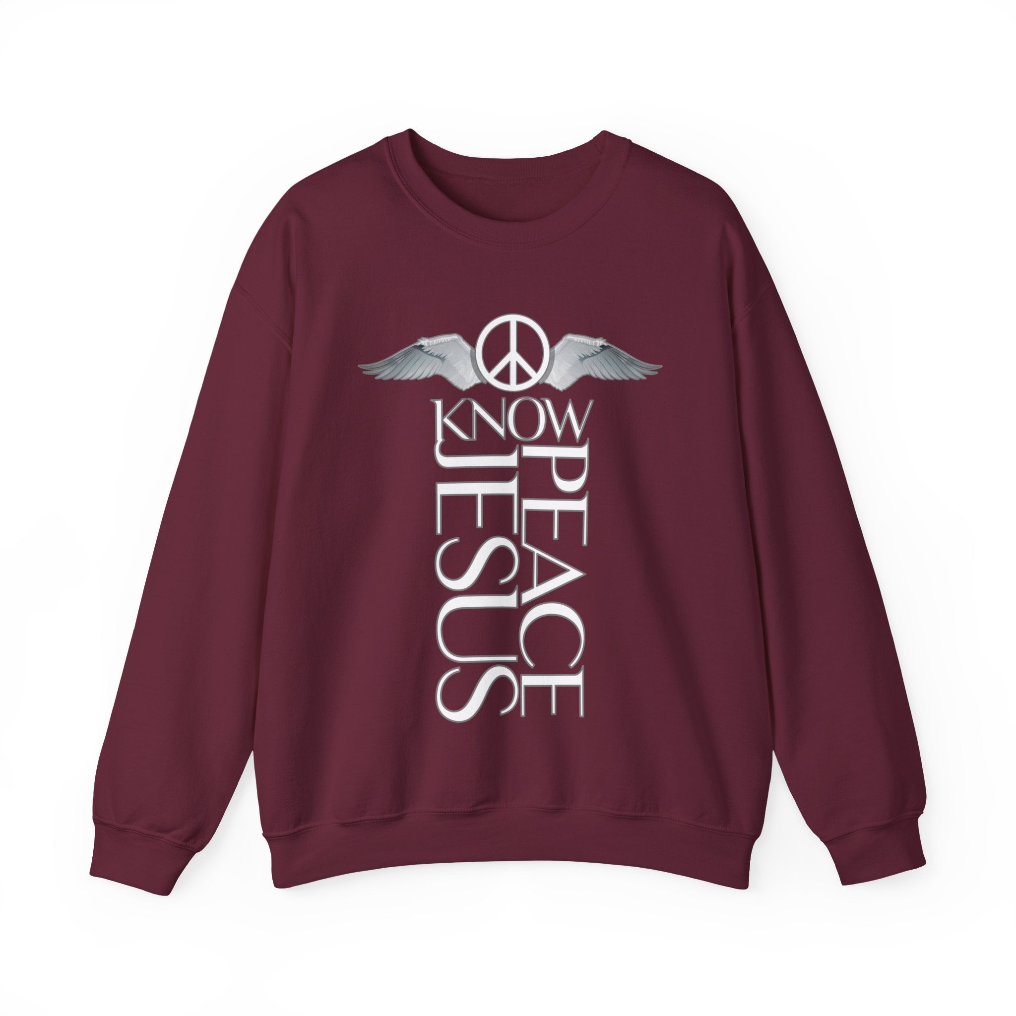 “Know Jesus Know Peace” Unisex Sweatshirt