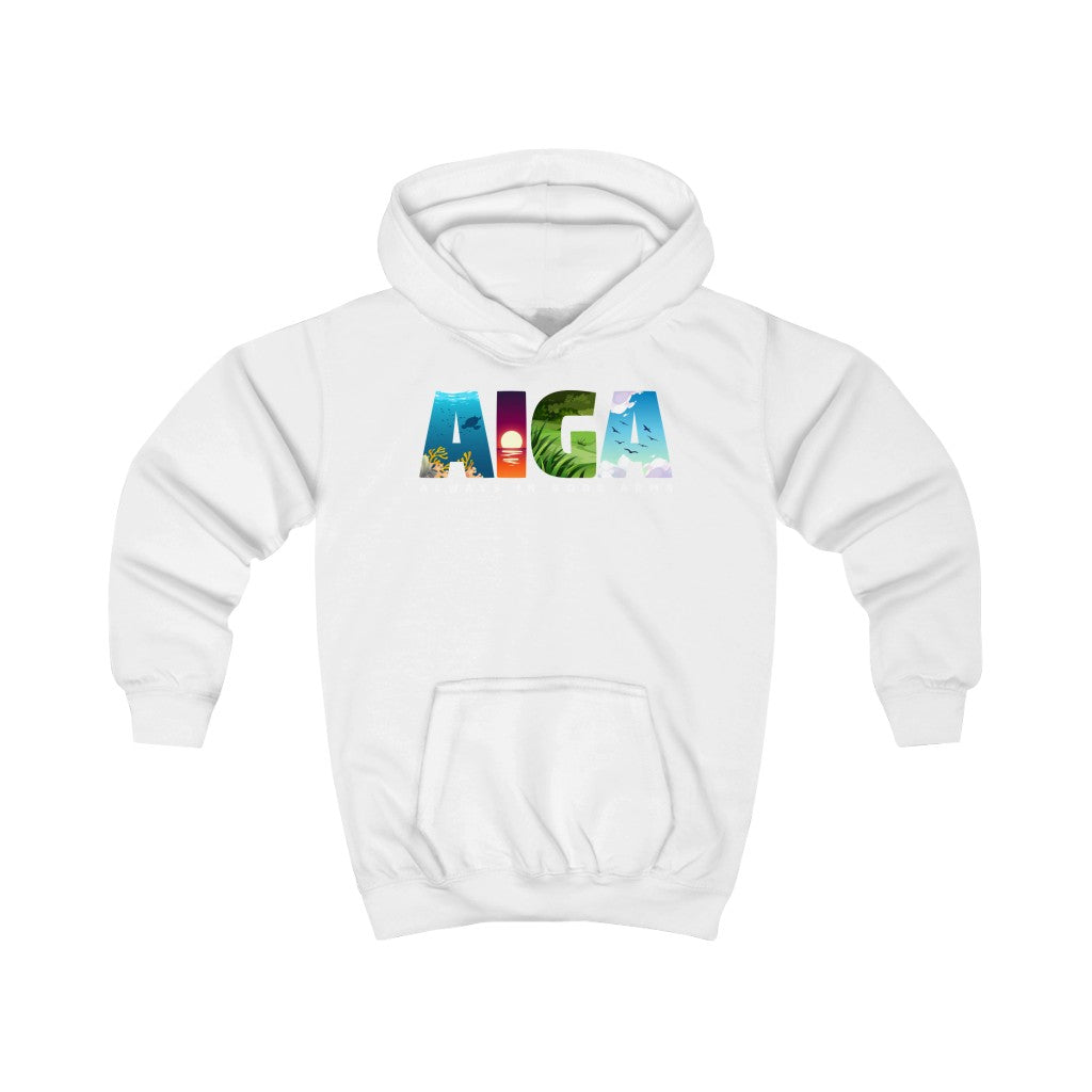 "AIGA - Always In Gods Arms" Youth/Unisex Hoodie